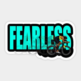 Fearless Cyclist Sticker